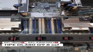 کانفیگ سرور hp dl 380 g9 8 ssf used : سرورتیک 