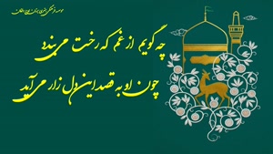 کلیپ امام رضا خیلی دوست دارم