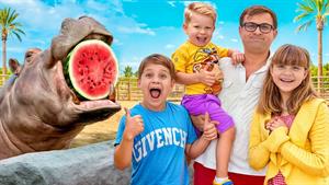دایانا و روما - خانواده دایانا و روما در باغ وحش امارات، ابو