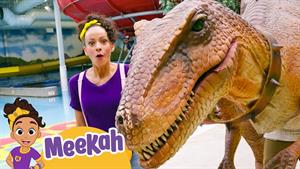 کارتون بلیپی - میکاه با یک دایناسور به کارتینگ می‌رود 🦖