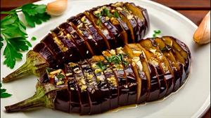 طرز تهیه بادمجون شکم پر با سبزیجات
