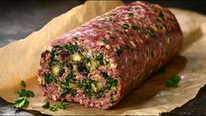 طرز تهیه رول گوشت چرخ کرده
