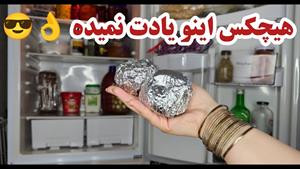 ترفند خانه داری / رفع بوی بد یخچال و سرویس بهداشتی 