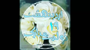 کلیپ تولد 19 اردیبهشت/ عزیزم تولدت مبارک