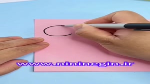 کاردستی طاووس از نمای بغل