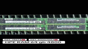 عنوان پیشنهادی و جذاب برای آپارات:  بررسی رم سرور HPE DDR4 6