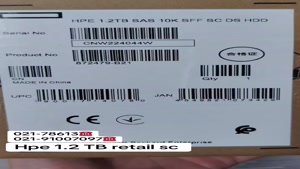 هارد سرور Hpe 1.2 tb sas 12 g new retail : سرورتیک | Hpe 
