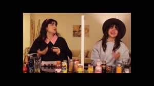 تست غذا - طعم های مختلف ابمیوه ها رو باهم ترکیب کردیم..🍬🧃