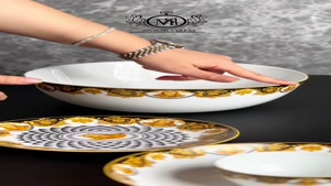 سرویس ۲۶پارچه ارکوپال جدید  طرح نیو ورساچه فیروزه ای  ۲۰۲۴  