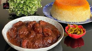 طرز تهیه فسنجان با مرغ برای 4 نفر