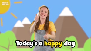  its happy day  juming up and down