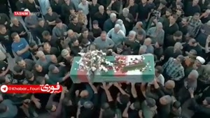 تشییع پیکر مطهر شهید محمدجواد سیفایی در کاشان