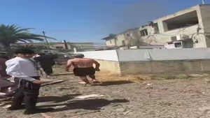 فیلم حجم بالای تخریب ناشی از حمله پهپادی به "بیت شان" 