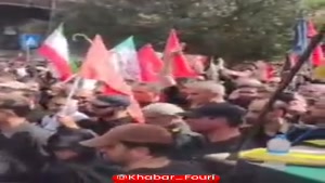 حضور سردار قاآنی در مراسم تشییع شهدای اقتدار ملی در تهران