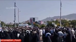 بدرقهٔ فرزندان وطن در خرم‌آباد/ شهدای نیروی انتظامی لرستان