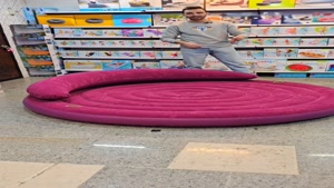 تشک بادی دو نفره خاص زرشکی اینتکس