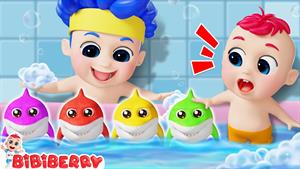 bibiberry  - رنگ کوسه کوچولو 🦈 / ماجراجویی سرگرم کننده رنگ
