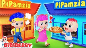 bibiberry - چالش غذای گرم در مقابل غذای سرد 🍕🥶🔥