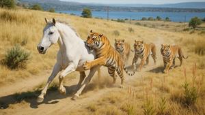 مستند حیوانات _ شکار اسب توسط ببرها