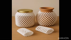 فوم توری بسته بندی ، فوم شیشه عسل 09199762163