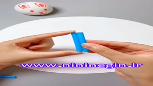 کاردستی تاب زیبا با نی نوشیدنی