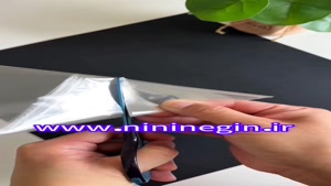 کاردستی چتر پلاستیکی