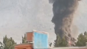 ویدیو لحظه ی اصابت پرتابه اسرائیلی به پایگاه نظامی کرمانشاه