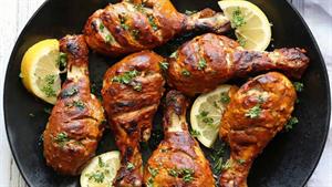 رمزی در 10 دقیقه - طرز تهیه خوراک مرغ تند 