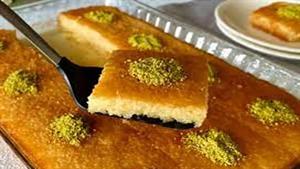 بفرمایید شیرینی - طرز تهیه کیک سمولینا