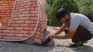 نحوه باز و بستن چادر