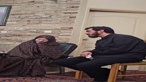 روضه خوانی حاج مهدی رسولی در منزل مادر شهید سپهبد باقری