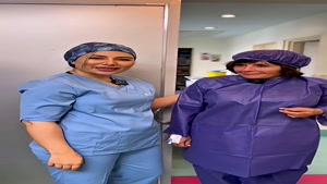 جراحی سیما تیرانداز - سیما تیرانداز حین جراحی جدید😦🤕