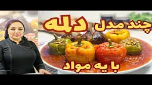 طرز تهیه دلمه بادمجان و سبزیجات