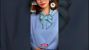 آموزش بستن دستمال گردن _ دستمال گردن ابریشمی