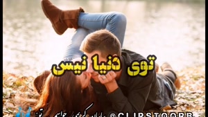 کلیپ عاشقانه / انگاری هیچکس جز ما توی دنیا نیست