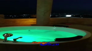  جکوزی سه نفره گرد لایف سازان در روف گاردن