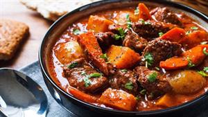 زندگی روستایی - طرز تهیه خوراک گوشت و سبزیجات