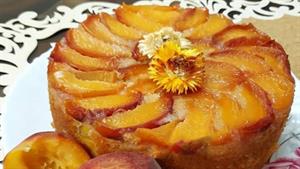 بفرمایید شیرینی - طرز تهیه کیک هلویی