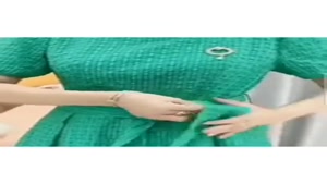 استایل زنانه - گره زدن پاپیون لباس مجلسی - مدو فشن