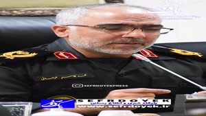 نشست خبری فرمانده انتظامی استان قزوین سردار طرهانی
