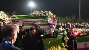 مراسم استقبال از پیکر استاد «محمود فرشچیان» در اصفهان