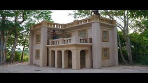 ساخت هتل سه طبقه بامبویی