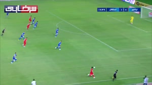 خلاصه بازی تراکتور و استقلال - 1404