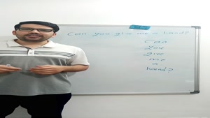 به انگلیسی بگو کمکم می کنی؟