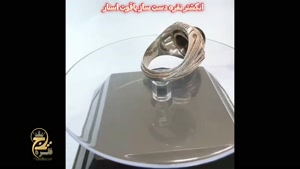 انگشتر نقره دست ساز یاقوت استار
