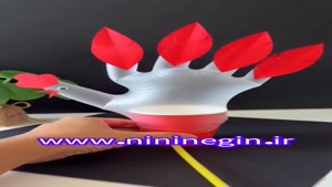 کاردستی خروس زیبا