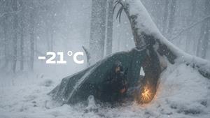 کمپینیگ _ زنده ماندن در جنگل وحشی در دمای –21°C