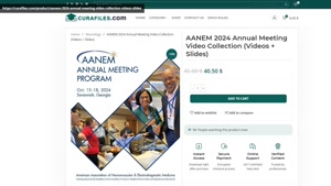 AANEM 2024 Annual Meeting Video Collection (Videos + Slides)