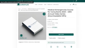Medical Emergencies Course for Consultants 2023 – 49th Annua