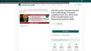USCAP Lower Female Genital Tract Pathology: Practical Update